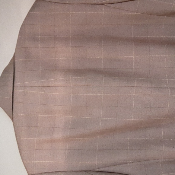 Women's Tan Blazer Pant Suit - Picture 5 of 14